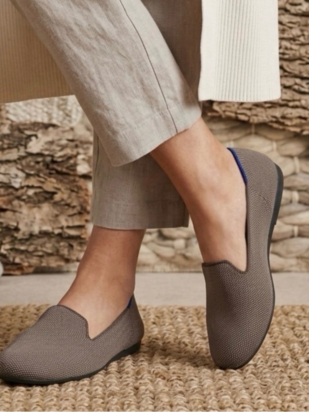 Rothy's Mocha Slip On Loafers